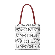 Load image into Gallery viewer, Chosen Pattern Tote Bag — Christian Scripture 1 Peter 2:9 All-Over Print