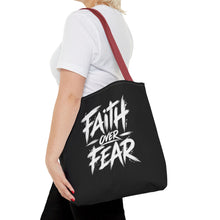 Load image into Gallery viewer, Faith Over Fear Canvas Tote