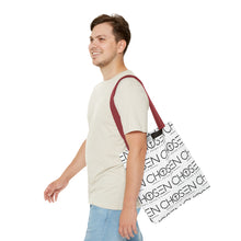 Load image into Gallery viewer, Chosen Pattern Tote Bag — Christian Scripture 1 Peter 2:9 All-Over Print