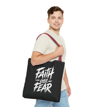 Load image into Gallery viewer, Faith Over Fear Canvas Tote