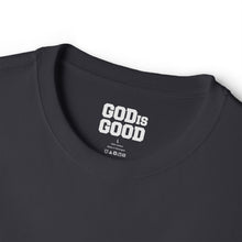 Load image into Gallery viewer, Saved Boxy Tee — Minimal Christian 'Saved' Graphic Shirt