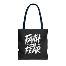 Load image into Gallery viewer, Faith Over Fear Canvas Tote