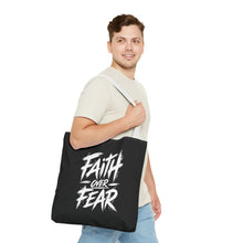 Load image into Gallery viewer, Faith Over Fear Canvas Tote