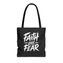 Load image into Gallery viewer, Faith Over Fear Canvas Tote