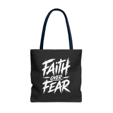 Load image into Gallery viewer, Faith Over Fear Canvas Tote