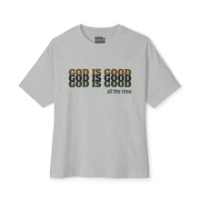 Load image into Gallery viewer, God Is Good Tee — Faith-Based Oversized Boxy Shirt ("God Is Good All The Time")