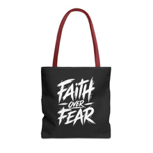 Load image into Gallery viewer, Faith Over Fear Canvas Tote