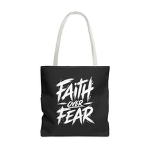 Load image into Gallery viewer, Faith Over Fear Canvas Tote