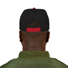 Load image into Gallery viewer, Snapback Hat — "Faith Over Fear" Embroidered Cross Cap