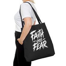 Load image into Gallery viewer, Faith Over Fear Canvas Tote