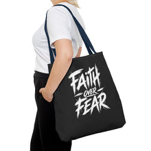 Load image into Gallery viewer, Faith Over Fear Canvas Tote