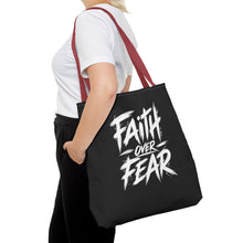 Load image into Gallery viewer, Faith Over Fear Canvas Tote