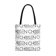 Load image into Gallery viewer, Chosen Pattern Tote Bag — Christian Scripture 1 Peter 2:9 All-Over Print