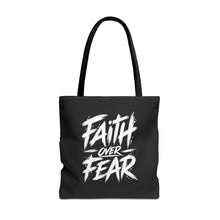 Load image into Gallery viewer, Faith Over Fear Canvas Tote